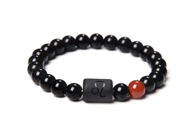 Natural Stone Agate Zodiac Couple Bracelets (Scorpio/Aries)