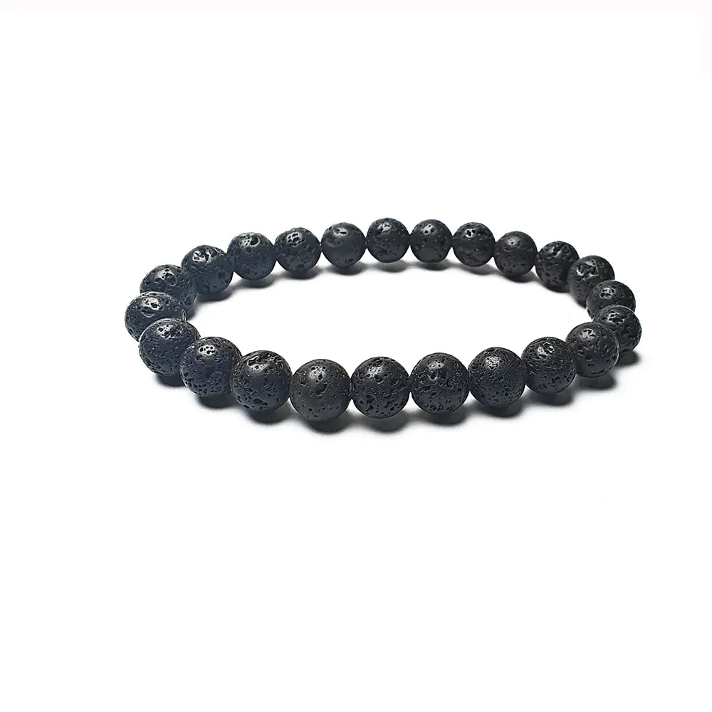 Tiger Eye and Lava Stone Couple Bracelet Set Wholesale
