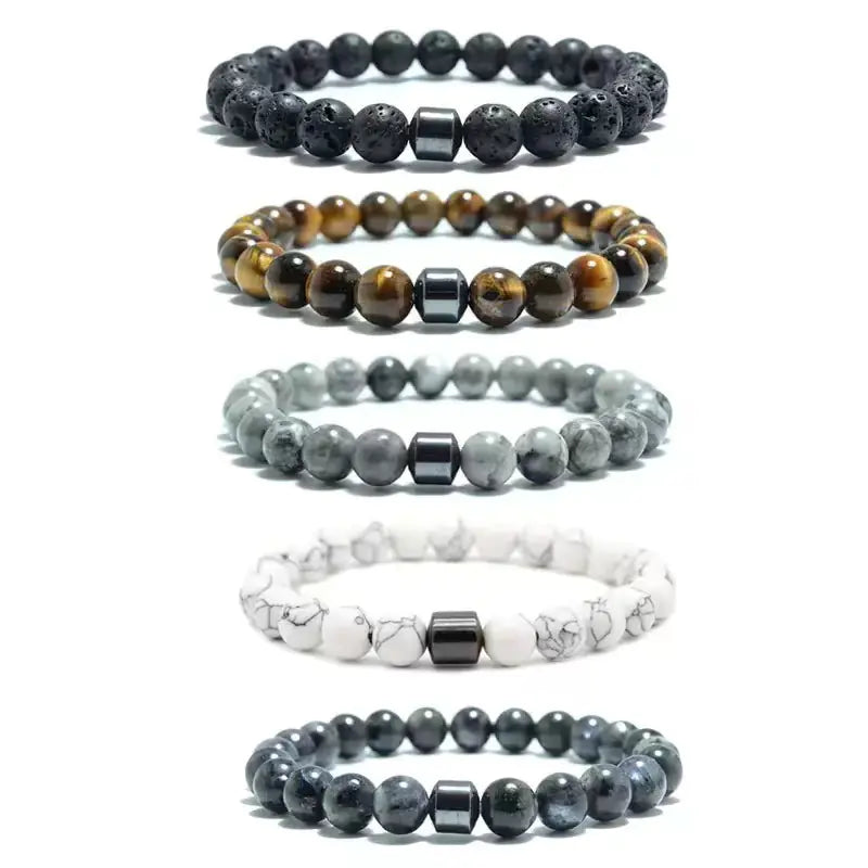 Magnet Energy Healing Bracelet – 5 Natural Variants for Power, Balance & Protection